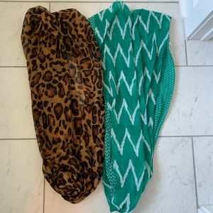 Infinity scarves - set of two